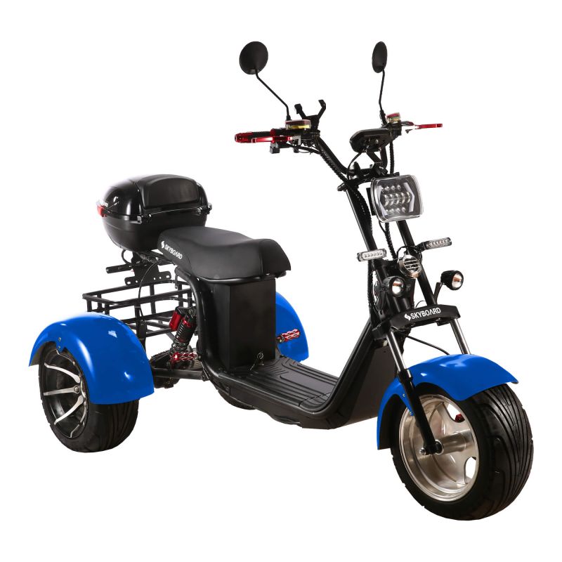 Электроскутер трехколесный CityCoco SkyBoard Trike BR60-3000 PRO Электроскутер трехколесный CityCoco SkyBoard Trike BR60-3000 PRO